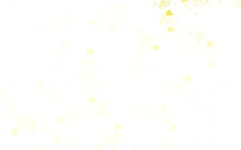 Light Yellow vector pattern with random forms. Stock Illustration
