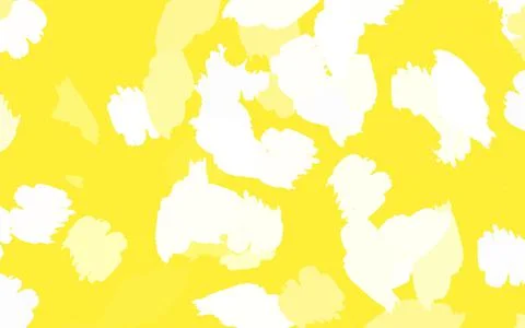 Light Yellow vector pattern with random forms. Stock Illustration