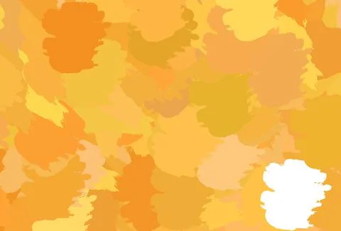 Light Yellow vector pattern with random forms. Illustrazione stock