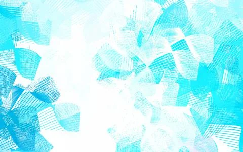 Light Yellow vector pattern with random forms. Illustrazione stock