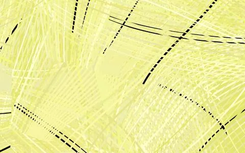Light Yellow vector pattern with random forms. 스톡 일러스트