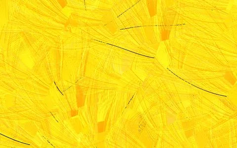 Light Yellow vector pattern with random forms. Stock Illustration