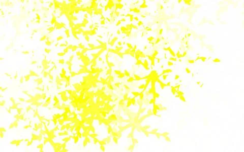 Light Yellow vector pattern with random forms. Stockillustratie