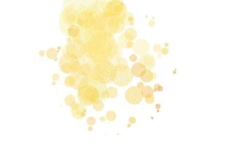 Light Yellow vector pattern with spheres. 스톡 일러스트