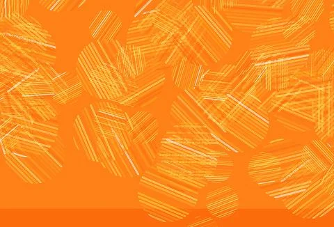 Light Yellow vector pattern with spheres. Stock Illustration