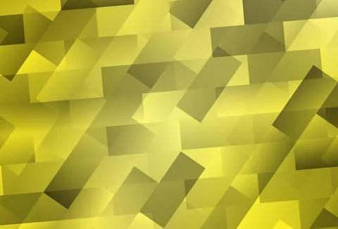 Light Yellow vector pattern in square style. Illustrazione stock