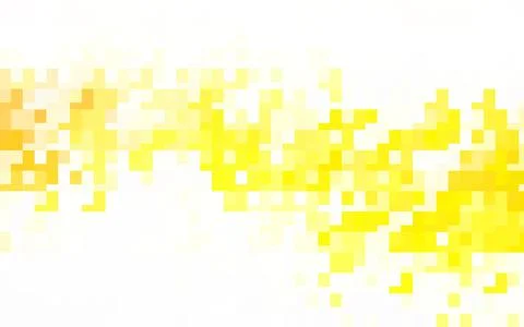 Light Yellow vector pattern in square style. Illustrazione stock