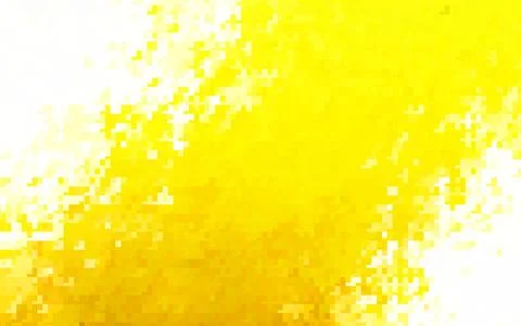 Light Yellow vector pattern in square style. Illustrazione stock