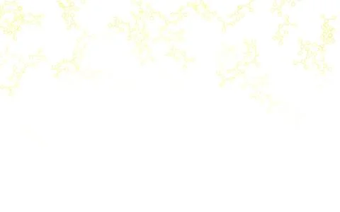 Light Yellow vector texture with artificial intelligence concept. Stock Illustration