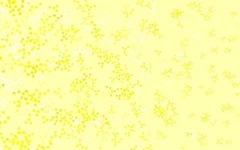 Light Yellow vector texture with artificial intelligence concept. Stock Illustration