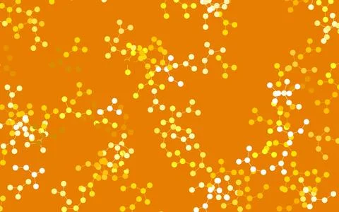 Light Yellow vector texture with artificial intelligence concept. Stockillustratie