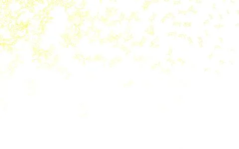 Light Yellow vector texture with artificial intelligence concept. Stock Illustration