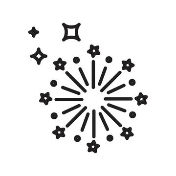 Light up your celebrations with this fireworks icon, perfect for festivals,.. イラスト素材