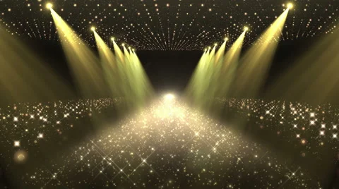 Light001 gold particle space Stock Footage 47982228