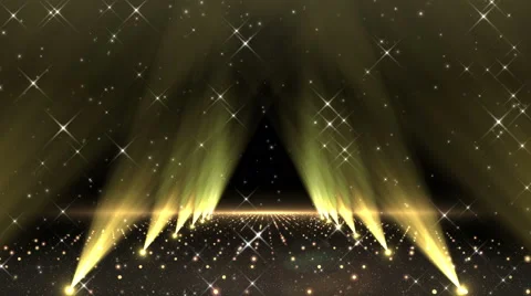 Light002 gold particle space Stock Footage 47982190