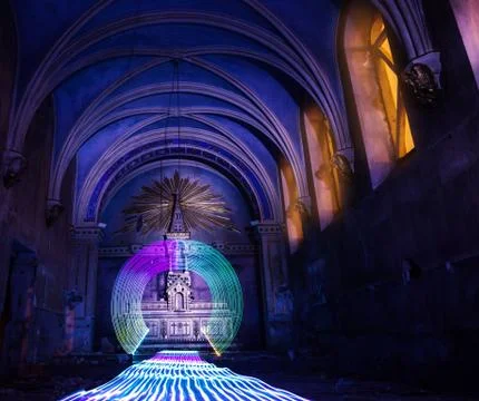 Lightart urbex Stock Illustration