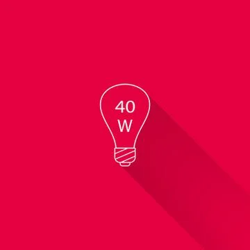 Lightbulb of 40W Stock-Illustration