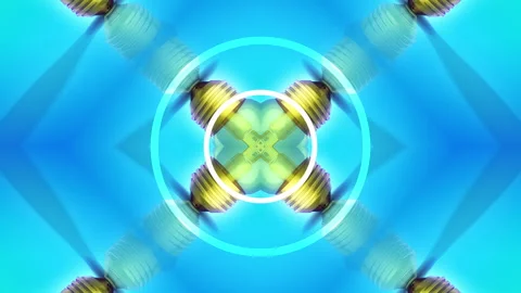 Lightbulb Abstract Background Loop 03 Stock Footage 293797579