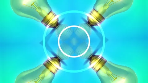 Lightbulb Abstract Background Loop 06 Stock-Footage 293799528