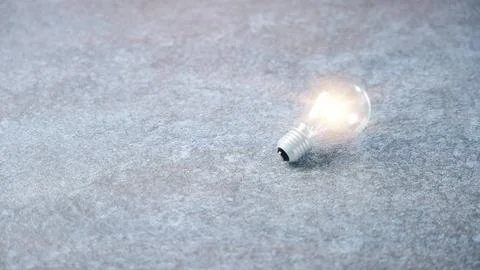 Lightbulb bulb light idea concept creative innovation business design radia.. Stock Photos