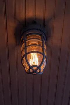 Lightbulb closeup Stock Photos