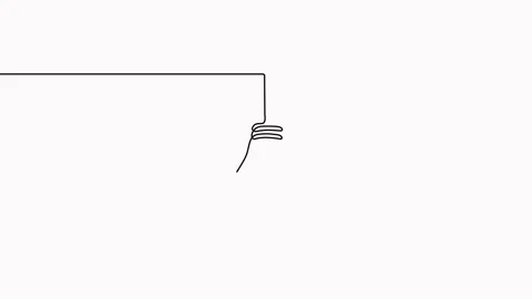Lightbulb continuous line drawing animation. Stock Footage 302089950