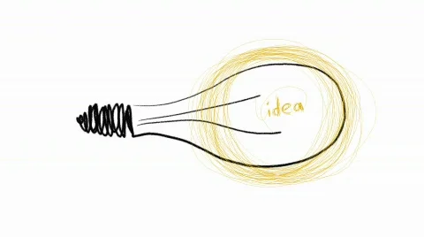 Lightbulb creative idea Stock Footage 663504
