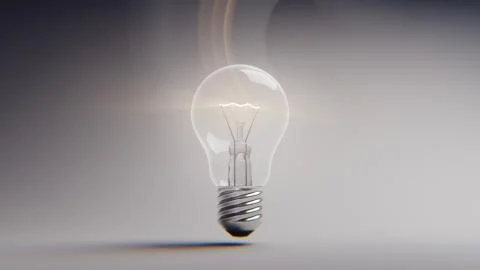 Lightbulb Dark Illustrazione stock