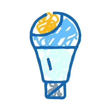 Lightbulb design illuminating new thinking and solutions イラスト素材