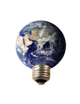 Lightbulb electricity Stock Illustration