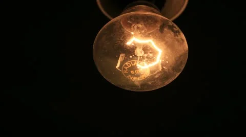 Lightbulb Flicker Stock Footage 10736080