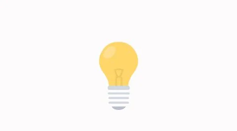 Lightbulb Icon. Idea Icon. Stock Illustration