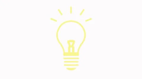 Lightbulb Icon. Idea Icon. Stock Illustration