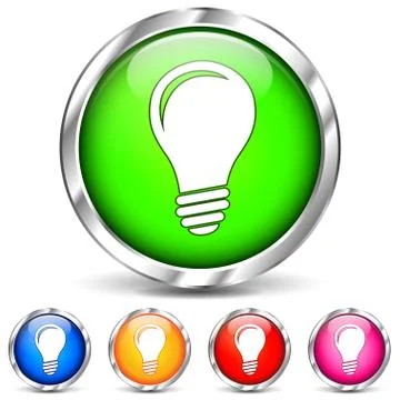 Lightbulb icon Stock Illustration