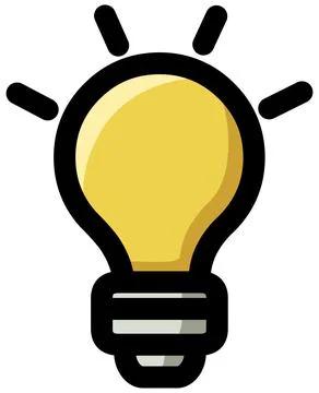 Lightbulb Icon Stock Illustration