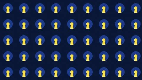 Lightbulb icons grid pattern modern design vector illustration Stock Illustration