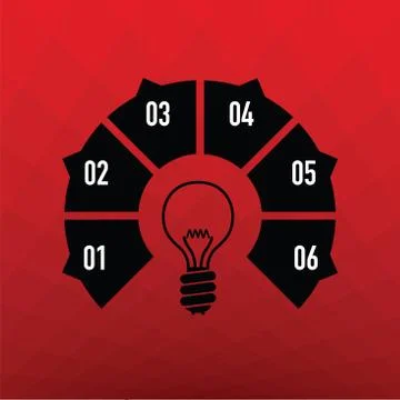 Lightbulb idea Stock-Illustration