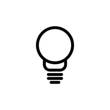 Lightbulb idea vector design template illustration 스톡 일러스트