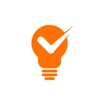 Lightbulb idea vector design template illustration Stock-Illustration