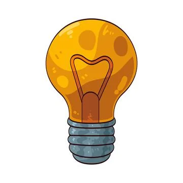 Lightbulb illustration Stock Illustration