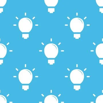Lightbulb pattern Illustrazione stock