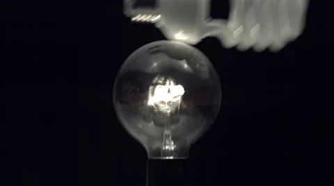 Lightbulb smash, slow motion Stock Footage 62279325