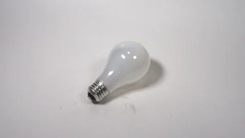 Lightbulb smashed by a hammer Stock Footage 130762008