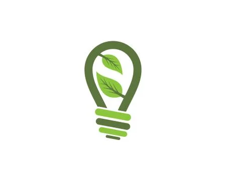 Lightbulb vector icon illustration Stock Illustration