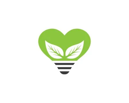 Lightbulb vector icon illustration Stock Illustration