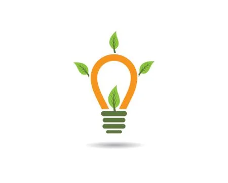 Lightbulb vector icon illustration Stock Illustration