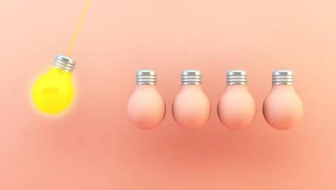 Lightbulbs concept Stock Illustration