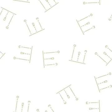 Lightbulbs design electrical tool glyph vector seamless pattern Stock Illustration