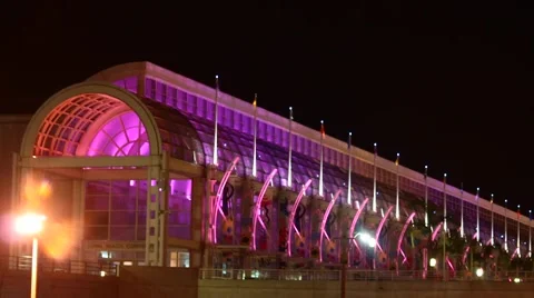 Lighted Building 動画素材 1099581