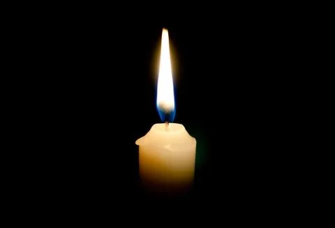 Lighted candle Stock Photos